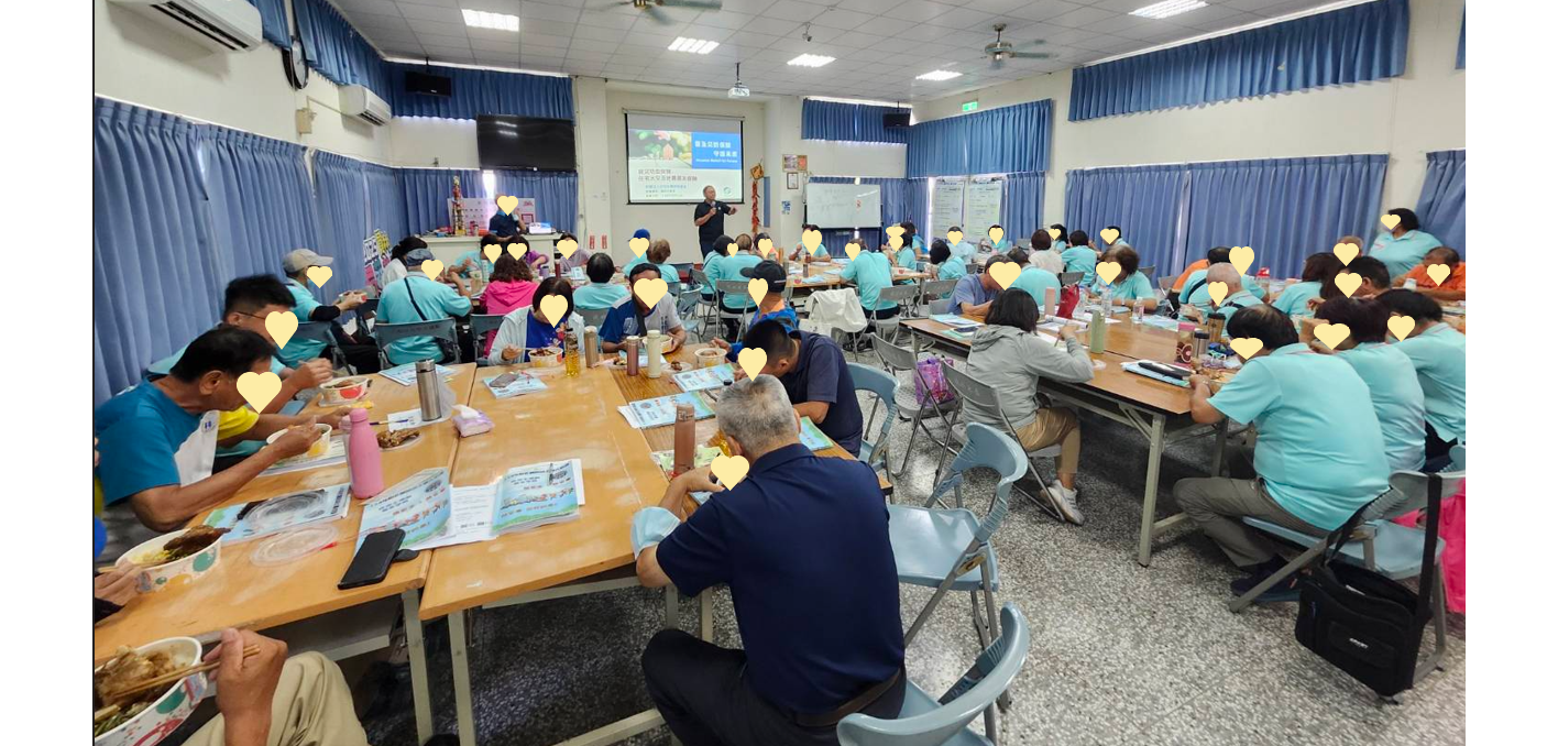 8/16本基金參與彰化縣社區防災士培訓活動，向防災士們宣導住宅火災及地震基本保險的保障內容，除強化防災意識外，更期待其重視住宅的風險管理。